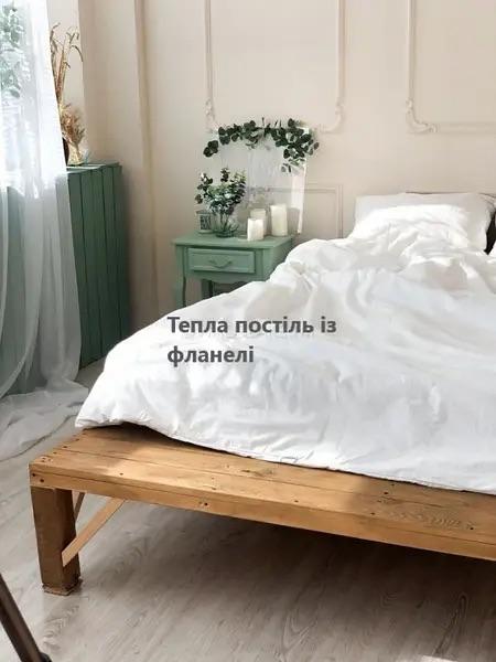 постельное белье фланель белого цвета