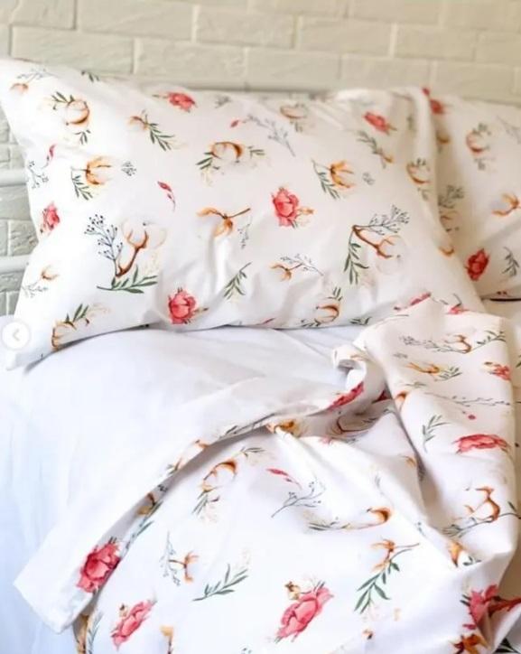 турецкое постельное белье ранфорс цветок хлопка фото