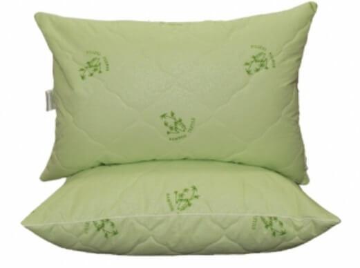 подушка лебяжий пух стеганый съемный чехол бамбук фото 1