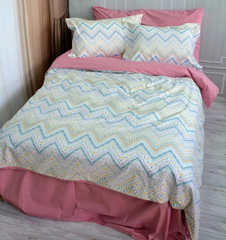 турецкое постельное белье ранфорс зигзаг фото 1
