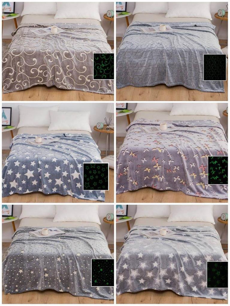 детский плед светящийся в темноте