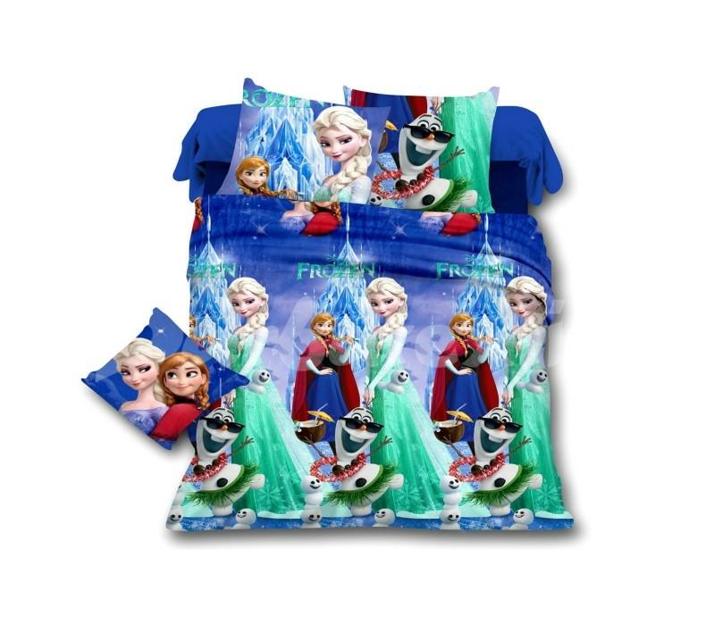 постельное белье холодное сердце Эльза, Анна и Снеговик фото 1