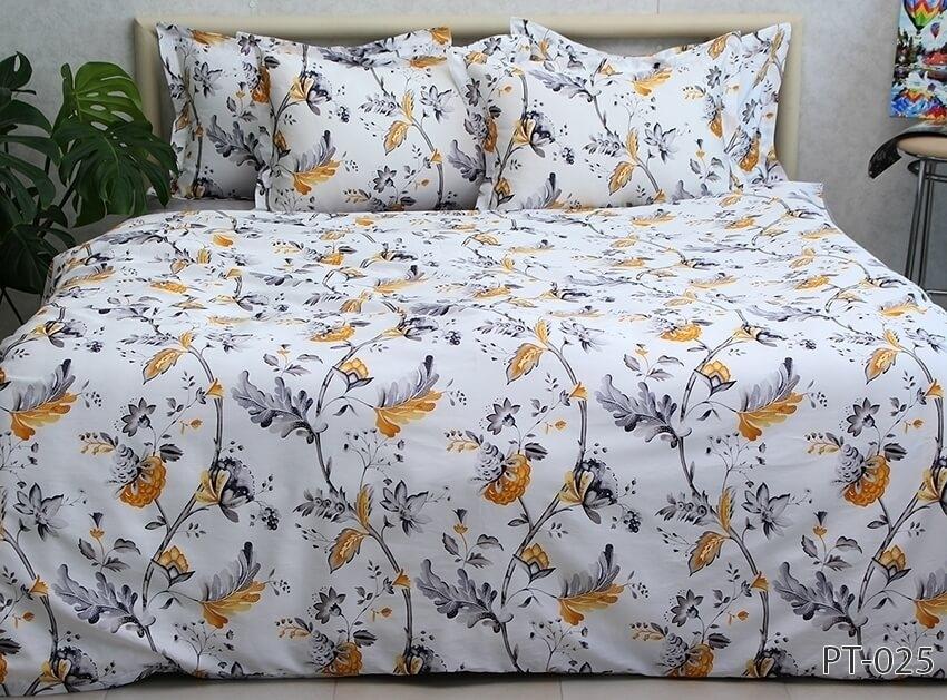 постельное белье сатин мерсеризованный с дубовыми листьями фото 1