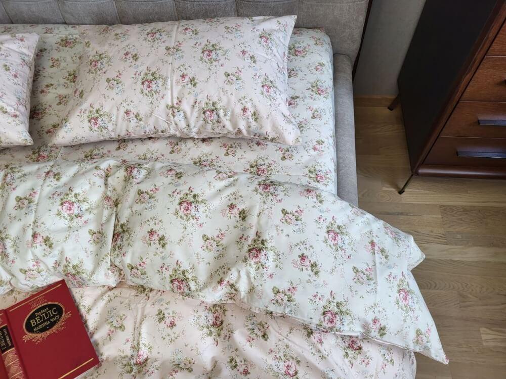 постельное белье турецкий коттон в мелкий цветочный рисунок фото 1