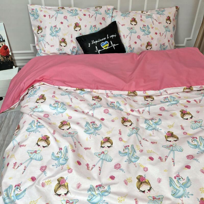 постельное белье с балеринами в голубом платье фото 1
