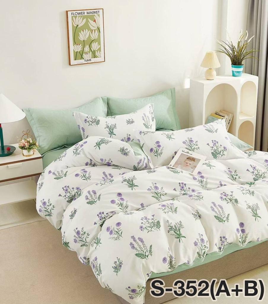 постельное белье сатин прованс с фиолетовыми розами фото 1