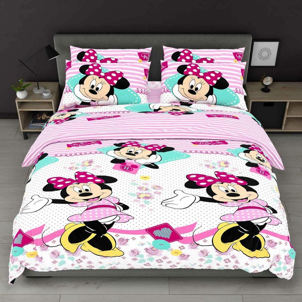 детское постельное белье с розовой Минни Маус фото 1