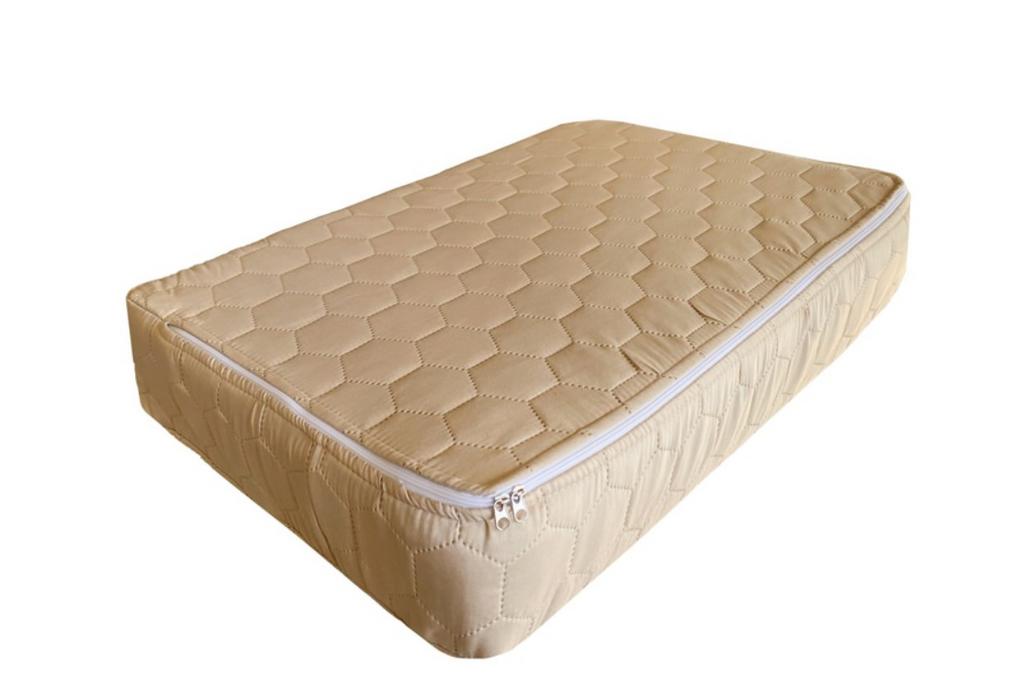 чехол на матрас микрофибра бежевого цвета фото 1