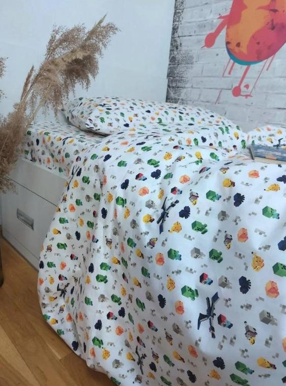 детское постельное белье майнкрафт фото 1