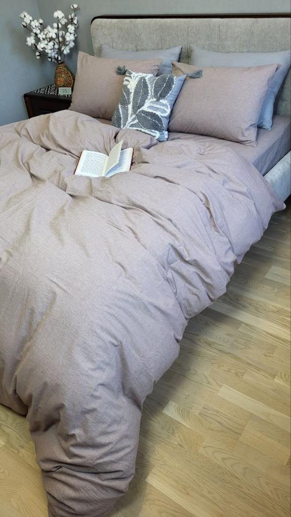 постельное белье вареный хлопок брауни фото 1