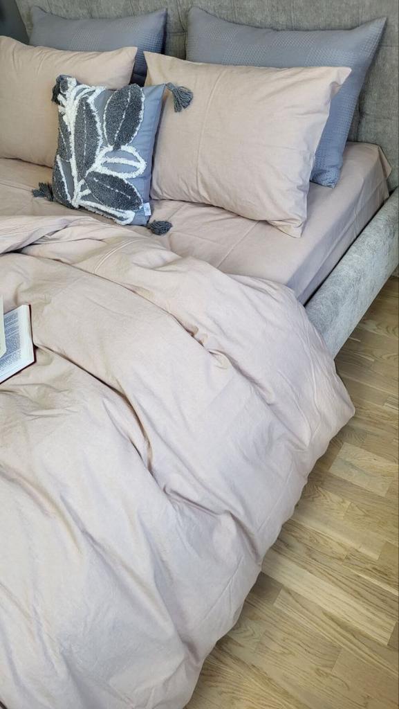 постельное белье вареный хлопок цвета капучино фото 1