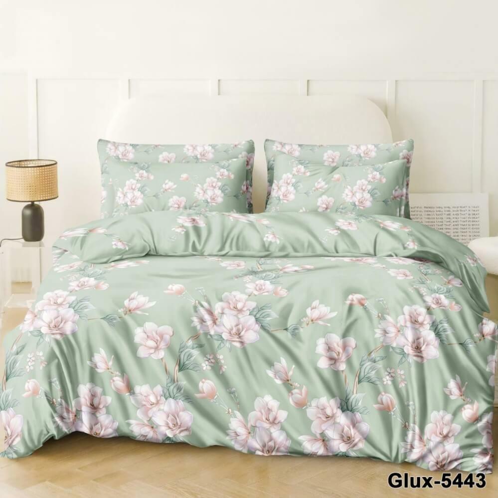 постельное белье бязь бирюзовое с цветами фото 1