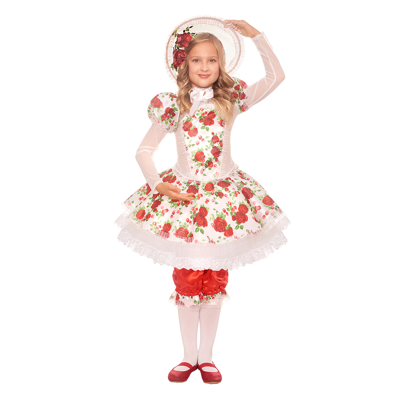 КУКЛА С КРАСНЫМИ РОЗАМИ