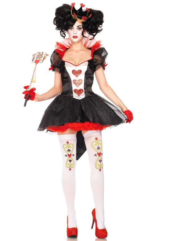 КАРТОЧНАЯ КОРОЛЕВА В КРАСНОМ