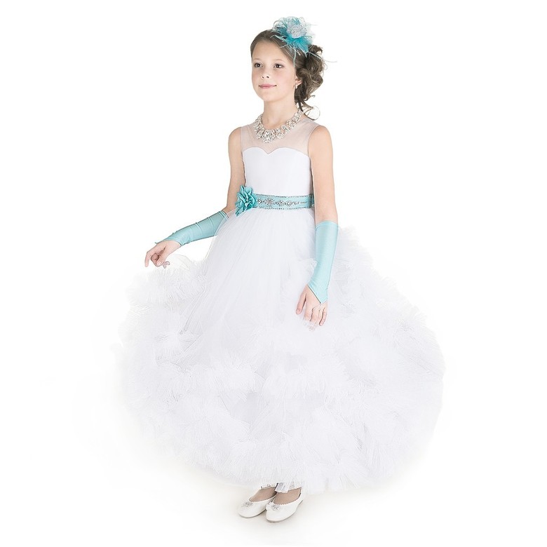 ВИОЛА БЕЛАЯ ВЕЧЕРНЕЕ ПЛАТЬЕ