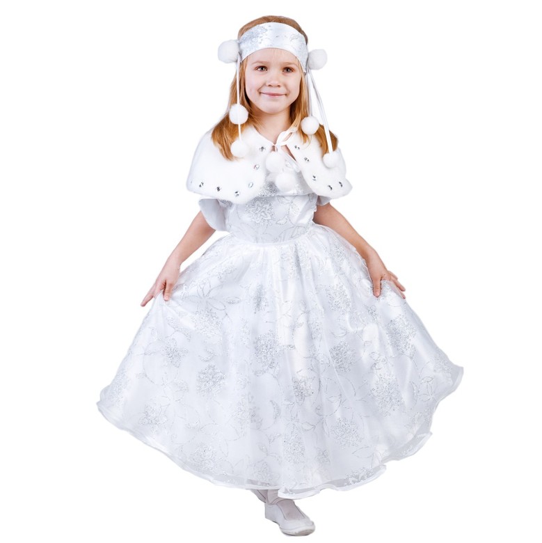 СНЕЖИНКА С ПОМПОНЧИКАМИ