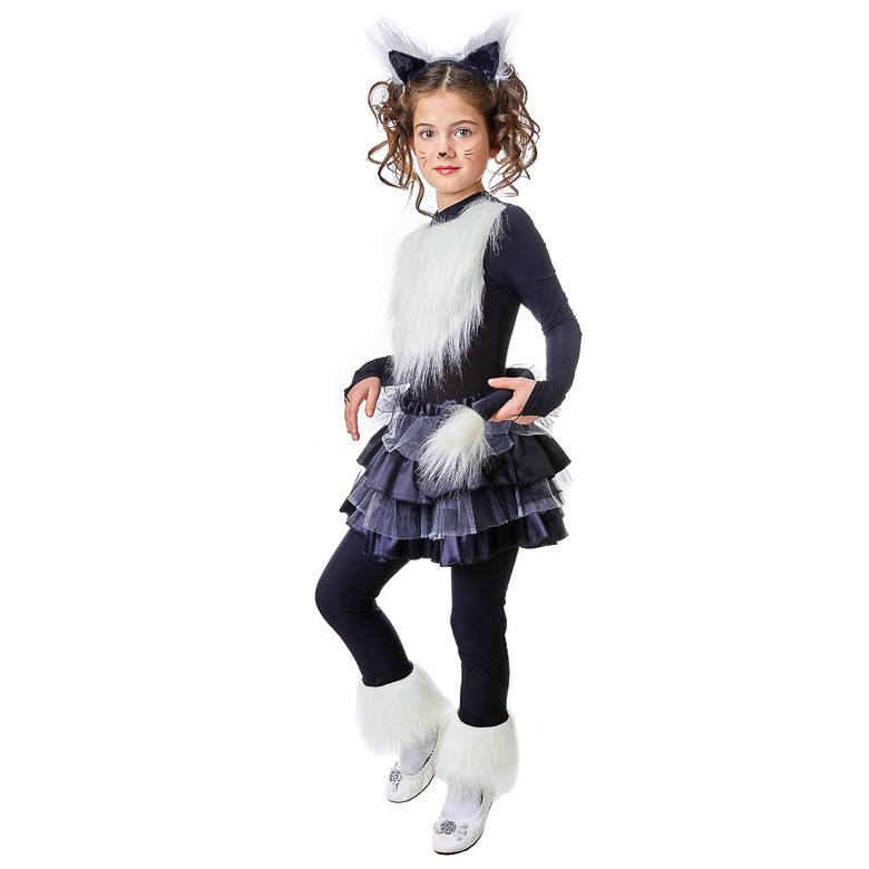 КОШКА БЕЛО-ЧЕРНАЯ