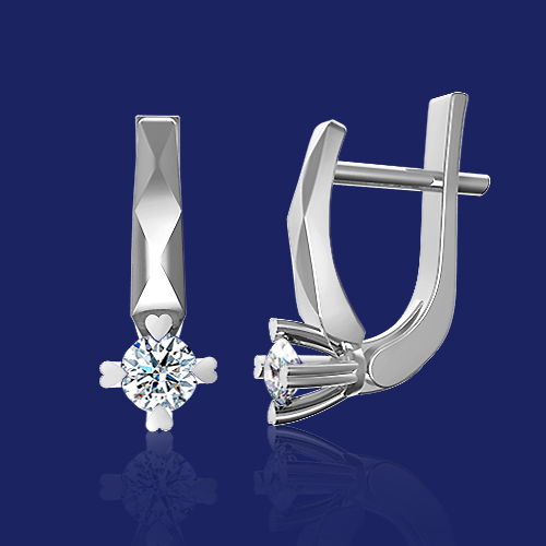 Серьги Грань