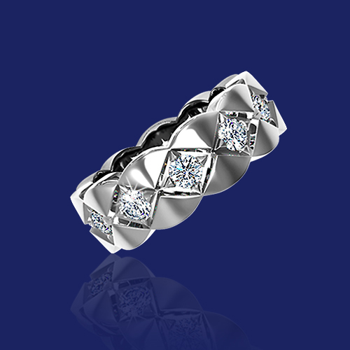 Кольцо Coco Crush Matelasse