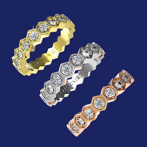 Кольцо Bee My Love pave