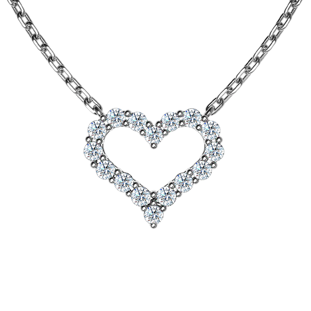 Кольє Diamond heart