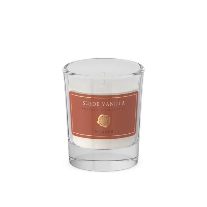 SUEDE  VANILLA Mini Scented Candle, PRIVATE COLLECTION - Ароматична свічка, 25 g