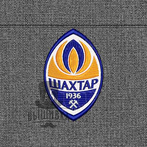 Дизайн машинной вышивки нашивки футбольной команды Шахтар 10 см