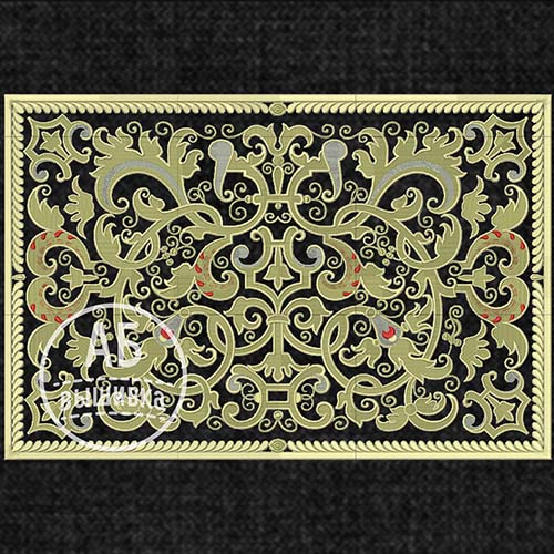 Дизайн машинной вышивки Орнамент для воздуха (на черном)