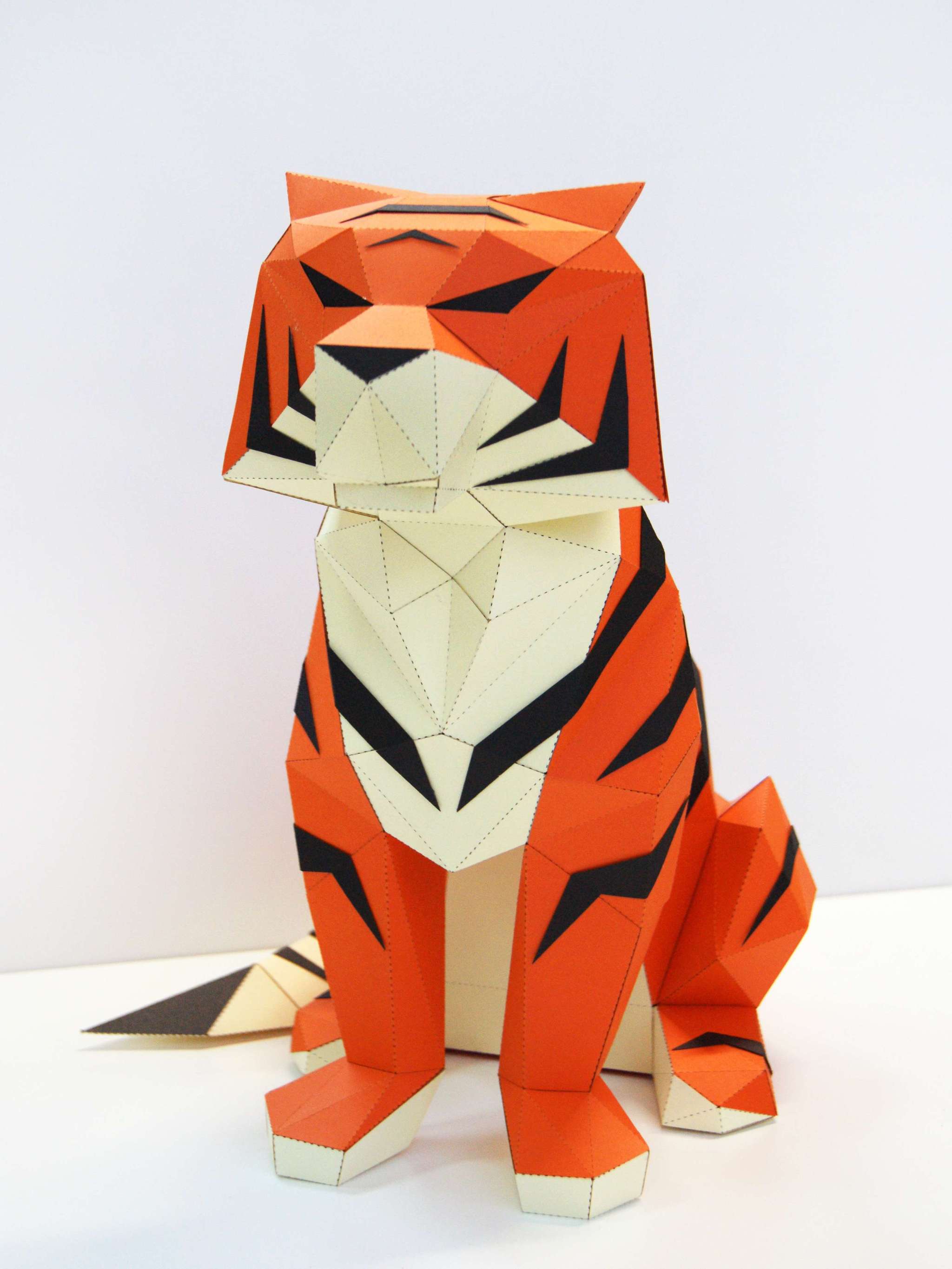 Тигр Оригами в г/к, | Интернет-магазин сувениров СПб