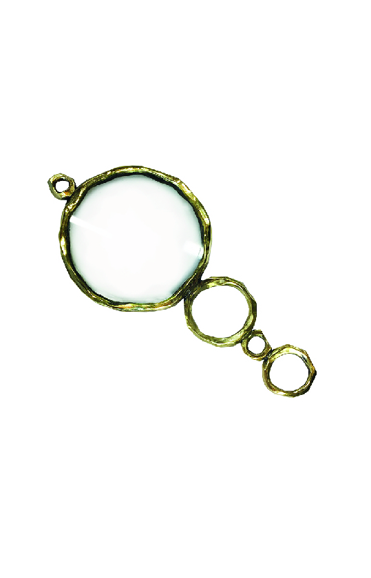 лупа - magnifier - "Brass"