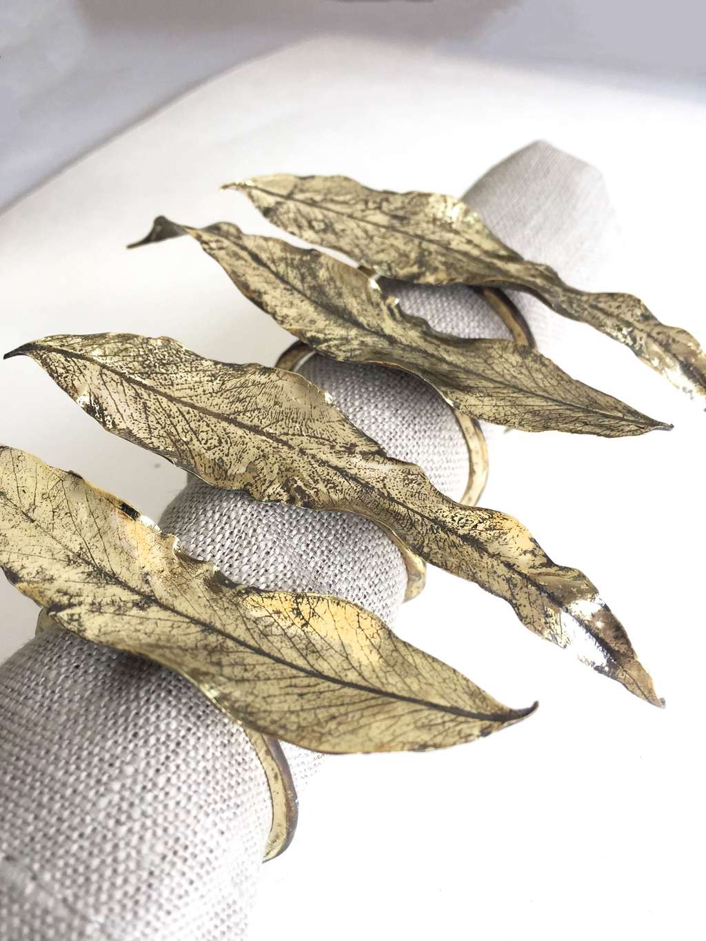 набор колец для салфеток - set of napkin rings - "Еucalypt"