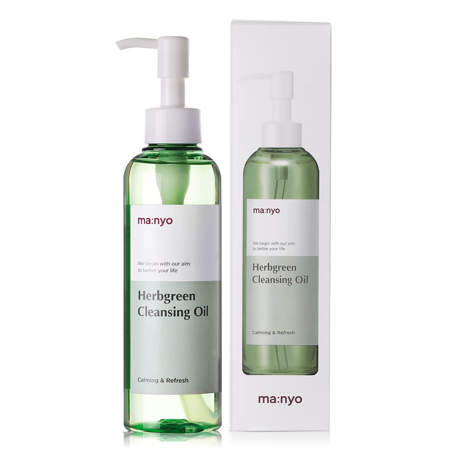 NEW > Гидрофильное масло Manyo Herb Green Cleansing Oil купить в  интернет-магазине