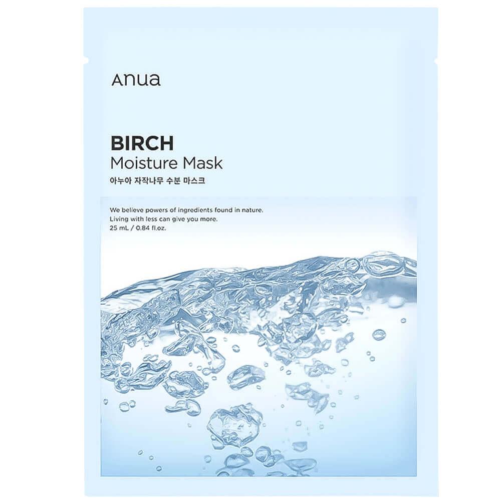 NEW > Маска тканевая увлажняющая с берёзовым соком ANUA Birch Moisture Mask  купить в интернет-магазине