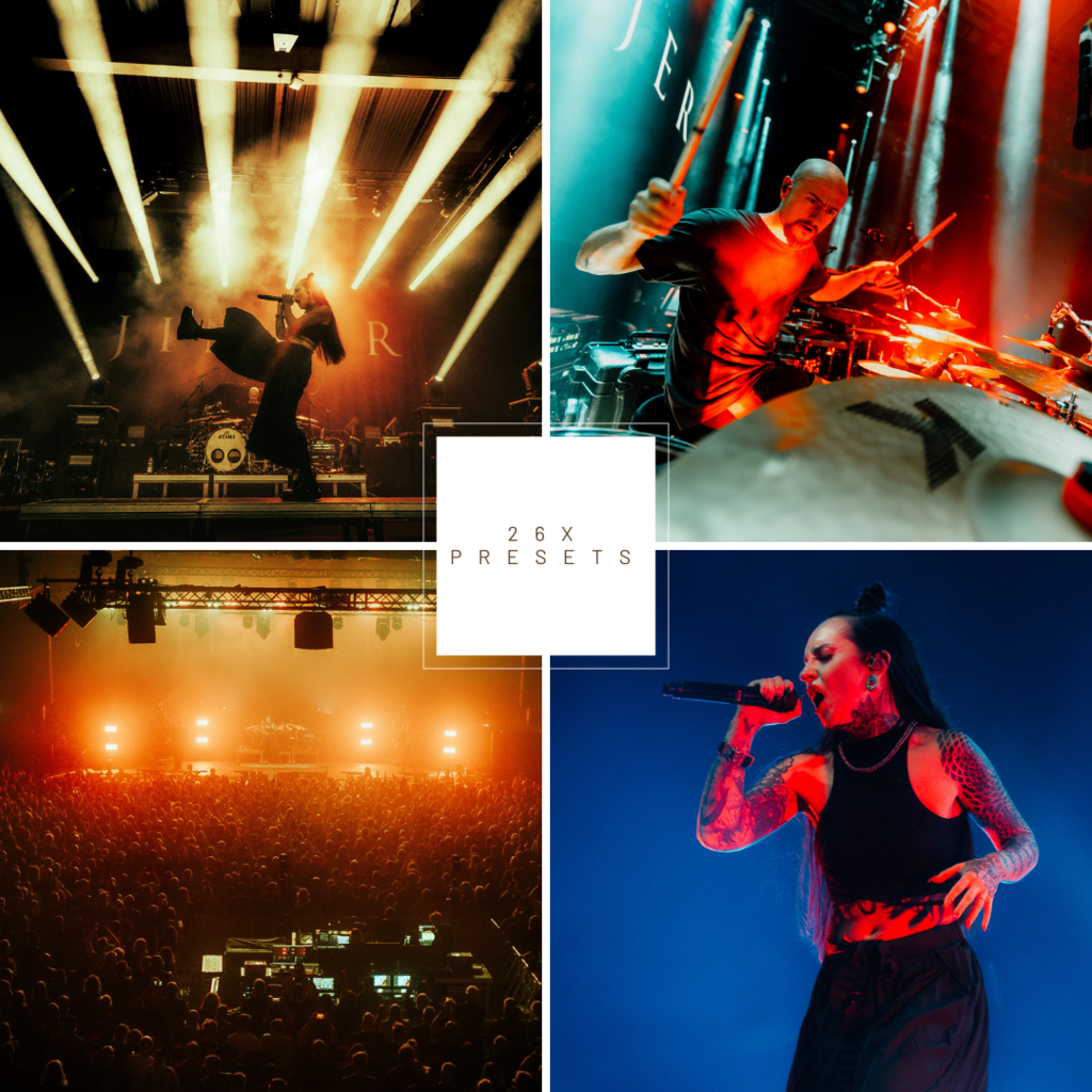 Cc3. - 26 Lightroom Presets for Concert Photography