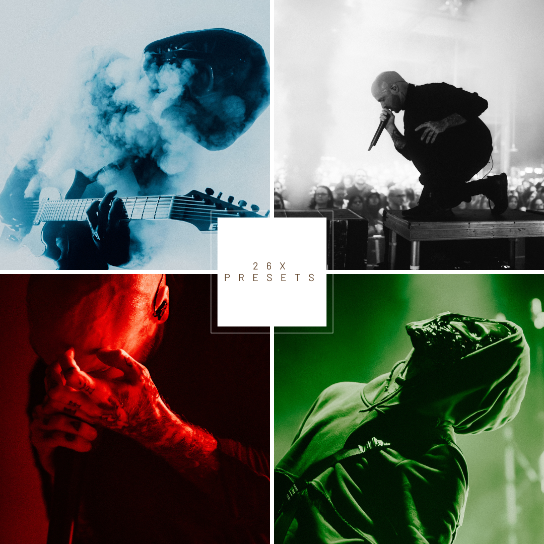 Cc4. - 26 Lightroom Presets for Concert Photography