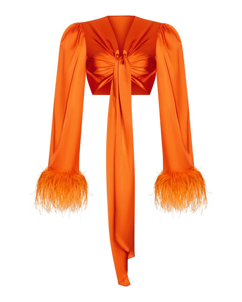 БЛУЗКА SCANDAL PREMIUM orange