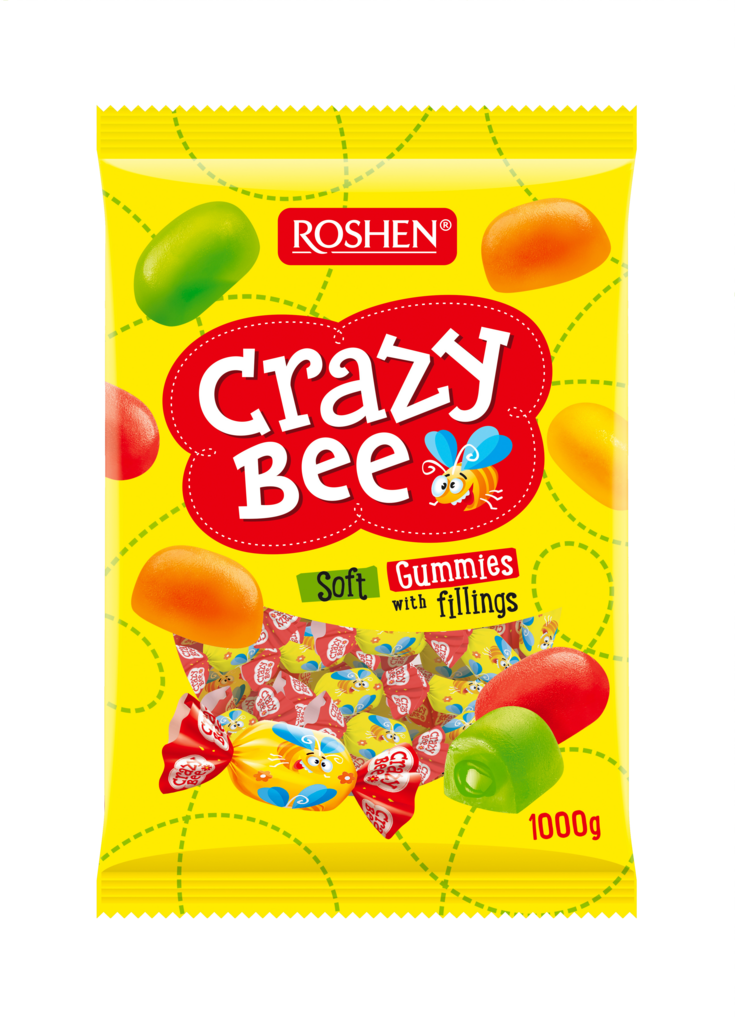 BOMBOANE DE JELEU Besenaia pciolka Frutti 1kg / 9 buc