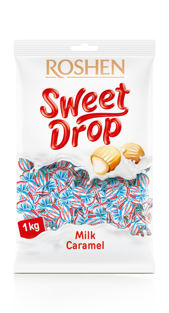 CARAMELA ROSHEN Picatura de lapte 1kg / 7   buc