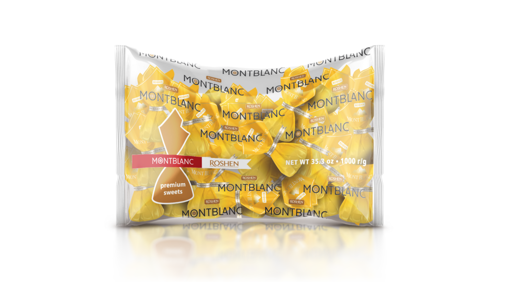 BOMBOANE ROSHEN Monblan cu ciocolata și susan 1kg / 4 buc