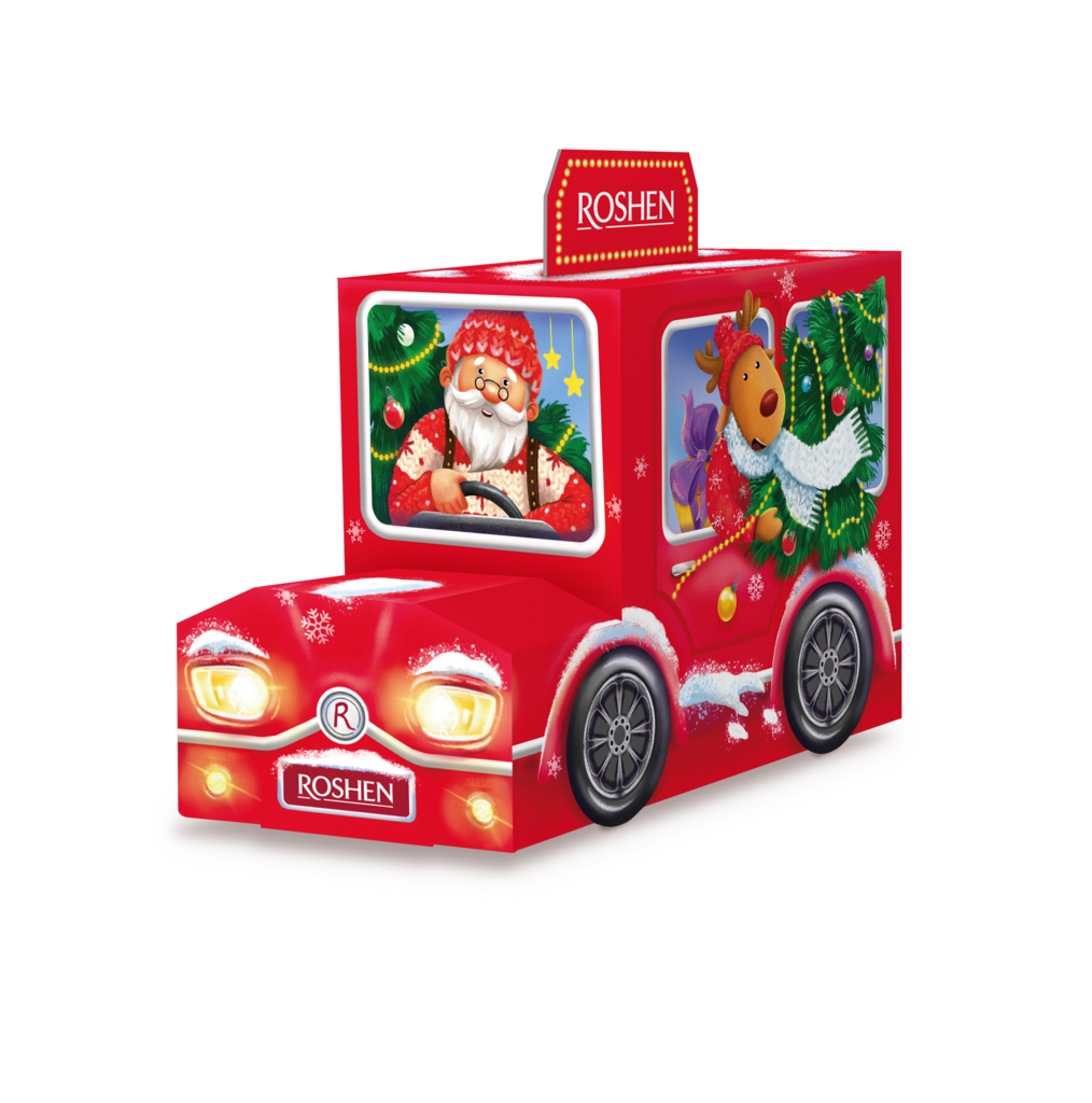 SET CADOU MAȘINA LUI SANTA 300g / 9 buc