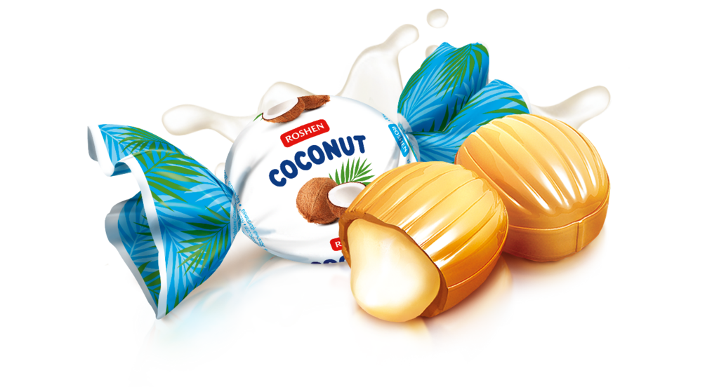 CARAMELA ROSHEN Coconut 1kg / 7 buc
