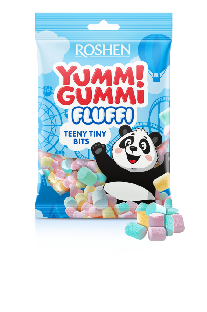 BOMBOANE Marshmallow Yummi Gummi Fluffi Teeny Tiny Bits 65g / 11 buc