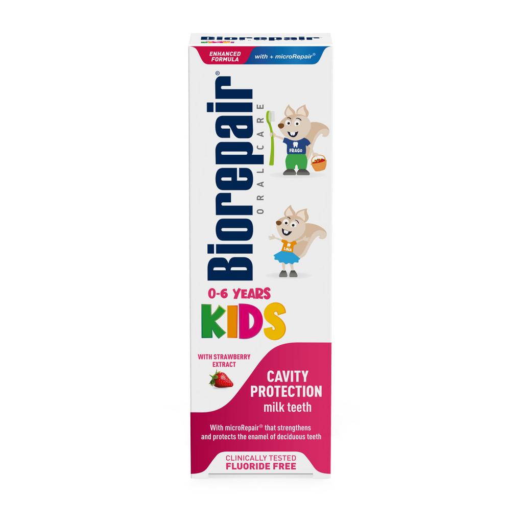 Детская зубная паста Biorepair Kids с земляника