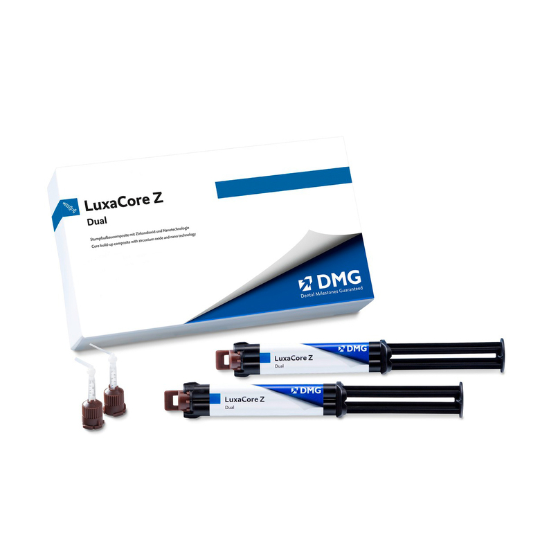 LuxaCore Z-Dual - композит для восстановления культи и фиксации штифтов