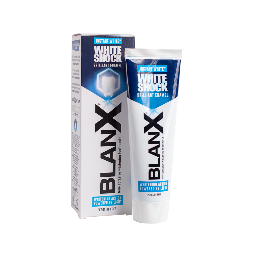 Зубная паста Blanx White Shock Crystal white