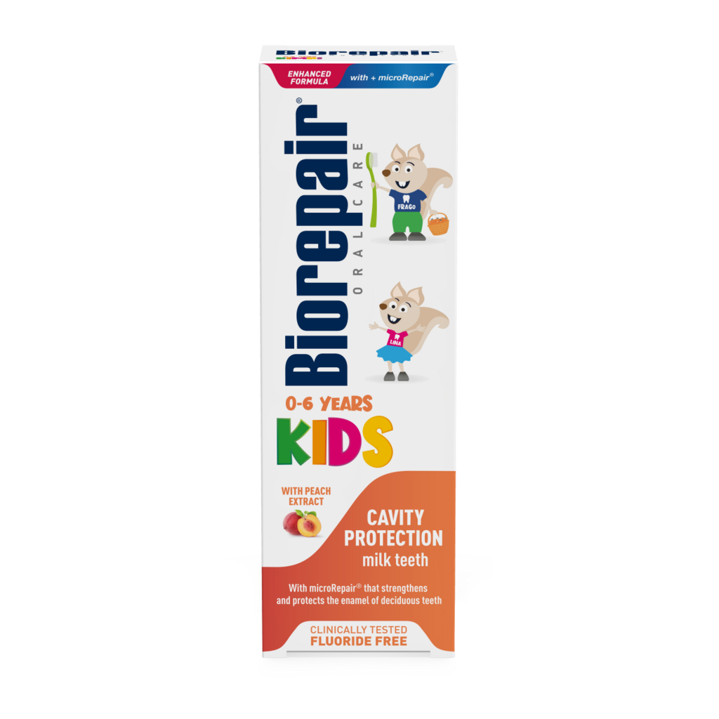 Детская зубная паста Biorepair Kids с персиком