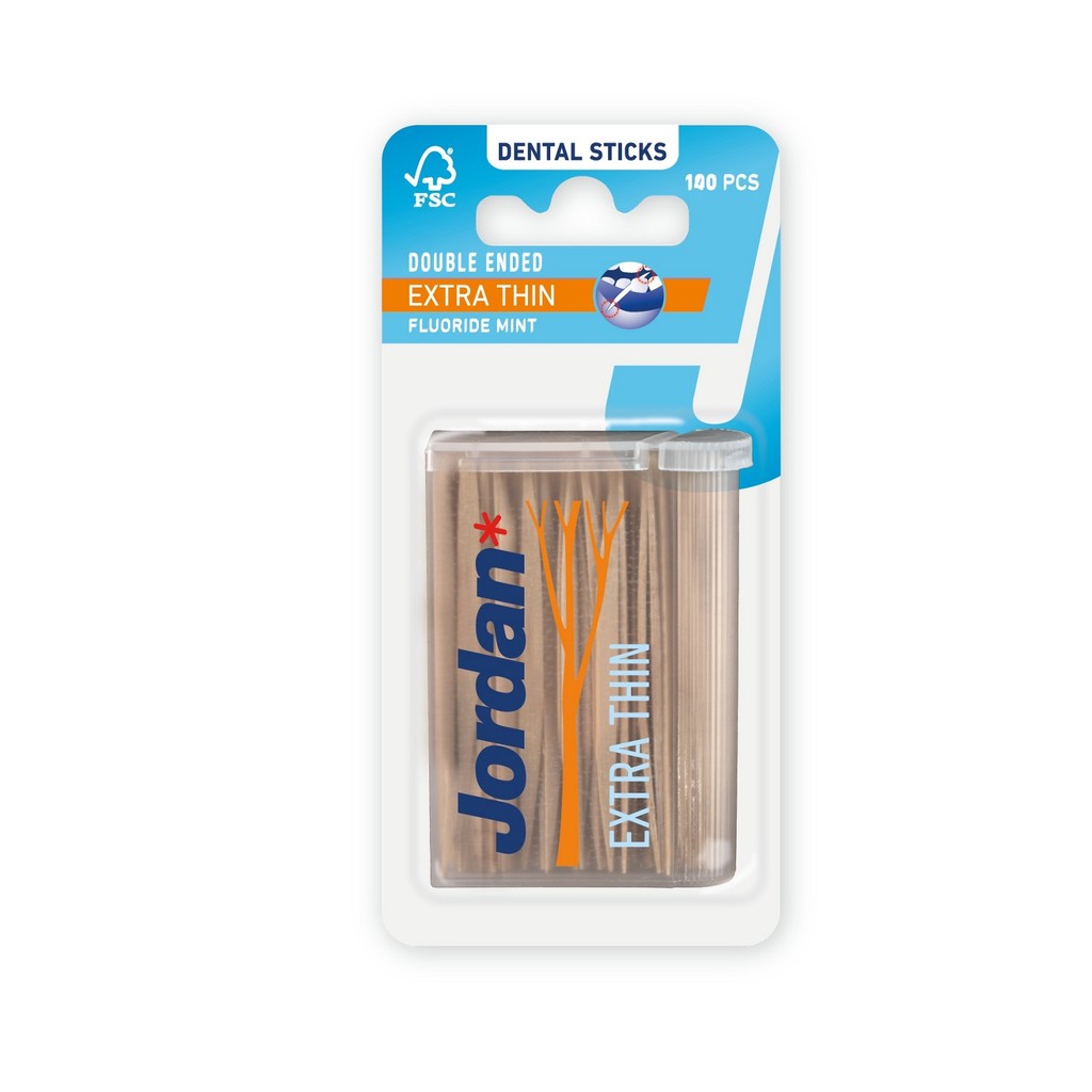 Зубочистки деревянные двухсторонние экстратонкие Clean between