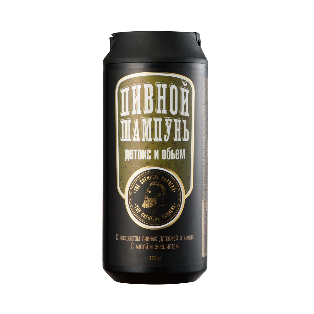 Шампунь пивной с мятой и эвкалиптом Beer shampoo Green