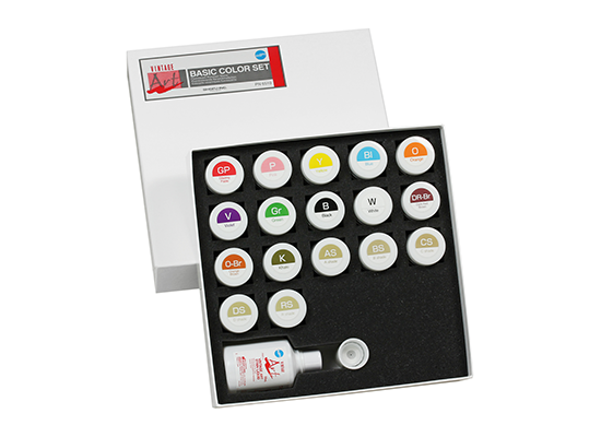 Vintage Art Краски для керамики Basic Color Set