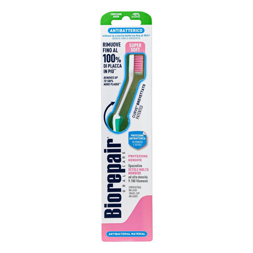 Зубная щетка Biorepair Curve Protezione Gengive супер мягкая